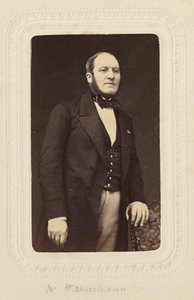 Georges Eugène Haussmann báró (1809 - 1891) alkotó: Pierre Petit