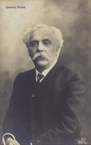 Gabriel Faure francia zeneszerző, orgonaművész, zongoraművész és tanár (1845-1924)