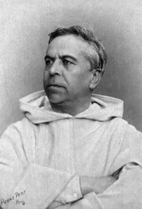 Henri Didon dominikai szerzetes portréja, 1890-1900 körül (f/w fotó) alkotó: Pierre Petit