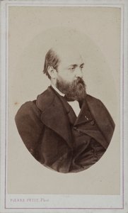 Henri Murger portréja 1822-1861, 1861. alkotó: Pierre Petit