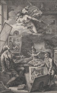 P. FR emlékére. Basan, metszet a P.-F. gyűjtemény katalógusához. Basan..., 1798. alkotó: Pierre Philippe Choffard