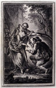 Le Cuvier – Jean La Fontaine „Mesék és novellák versben” című művében. 1776. Illusztráció: P. P. Choffard.
