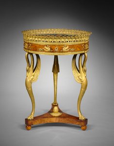 Virágállvány (Jardinière), 1800 körül (fa aranyozott bronz tartókkal) alkotó: Pierre Philippe Thomire