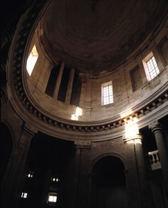 Barokk építészet: Régi Charite kápolna (1679-1707), Marseille-i kolostor, Pierre Puget (1622-1694) építész. Belső nézet. Marseille, Bouches du Rhone (Bouches-du-Rhone) (13). alkotó: Pierre Puget