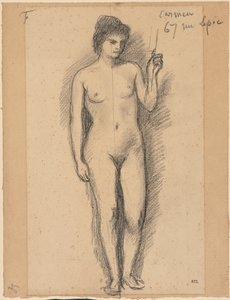 Carmen, az 1800-as évek utolsó fele. alkotó: Pierre Puvis de Chavannes