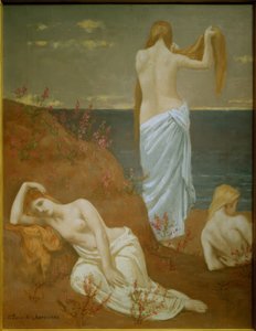 Fiatal nők a tenger mellett alkotó: Pierre Puvis de Chavannes