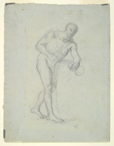 Aktfigura lombikkal alkotó: Pierre Puvis de Chavannes