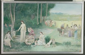 Nyár alkotó: Pierre Puvis de Chavannes