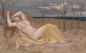 Tamariszk, 1886-87 körül alkotó: Pierre Puvis de Chavannes