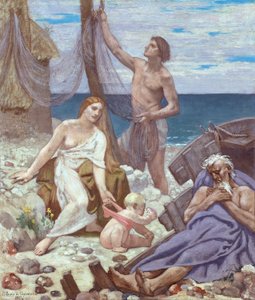 A halász családja, 1887 alkotó: Pierre Puvis de Chavannes