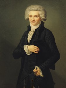 Maximilien de Robespierre (1758-94) 1791 (olaj, vászon)