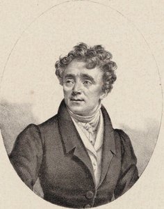 Louis Antoine Eléonore Ponchard operaénekes portréja 1787-1866, 1835 körül.
