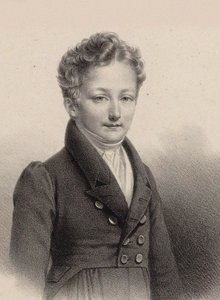 Thalberg Zsigmond zongoraművész és zeneszerző portréja 1812-1871, 1826.