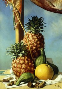 Csendélet ananászokkal; Nature Morte avec Ananas