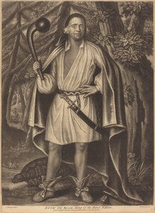 Etow oh Koam, a folyó nemzetének királya alkotó: Pierre Simon II after John Verelst