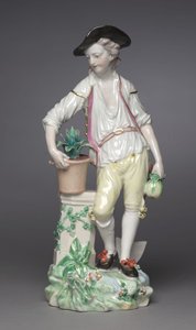 Föld, gyártó Derby Porcelain Factory alkotó: Pierre Stephan