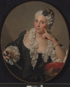 Anne-Marie Zina Durand de Lironcourt portréja (olaj, vászon) alkotó: Pierre Subleyras