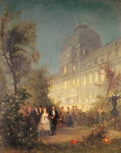 Esti mulatság a Tuileriákban, 1867. június 10
