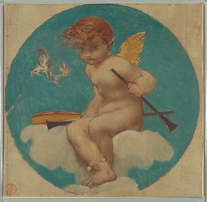 Tanulmány a Roundel számára a Putto Holding Attributes of Music segítségével