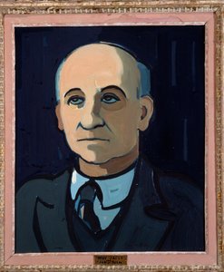 Max Jacob francia költő portréja (1876-1944) Pierre de Belay (1890-1947) festménye XX. századi Orleans. Szépművészeti Múzeum