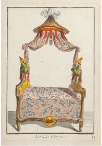 Kínai ágy, 1788 körül.