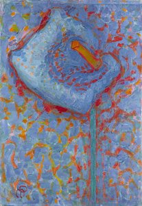 Arum Liliom, 1908-1909. alkotó: Piet Mondrian