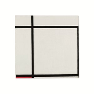 Összetétel II, vörössel alkotó: Piet Mondrian