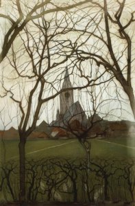 Dorpskerk (falusi templom); Jacobskerk, Winterswijk alkotó: Piet Mondrian