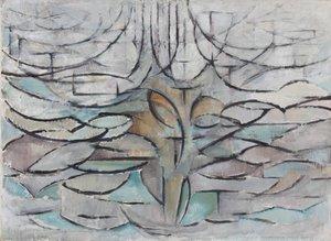 A virágzó almafa, 1912. alkotó: Piet Mondrian