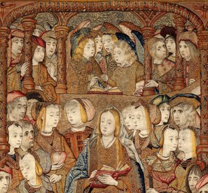 Az Istenszülő diadala vagy az arany verebek, 1500-2002 körül (szőttes)