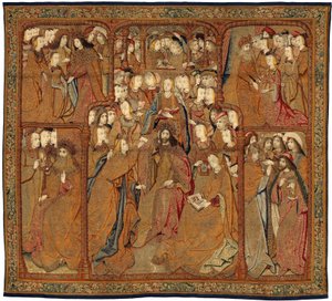 Az Istenszülő diadala vagy az arany verebek, 1500-2002 körül (szőttes)
