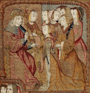 Az Istenszülő diadala vagy az arany verebek, 1500-2002 körül (szőttes)