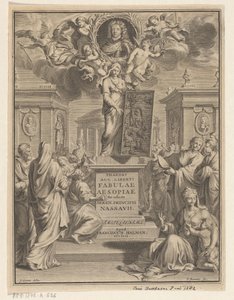 Ezópus meséi Phaedrus aug. Megszabadult Ezópus meséitől (cím a tárgyon) alkotó: Pieter Balthasar Bouttats