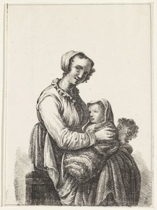 Anya babával és kisgyermekkel alkotó: Pieter Bartholomeusz. Barbiers