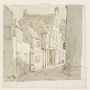 utcakép alkotó: Pieter Bartholomeusz. Barbiers