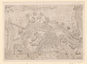 Szent András ostroma és elfoglalása Maurice által, 1600 alkotó: Pieter Bast