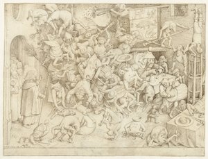 A mágus Hermogenes bukása alkotó: Pieter Bruegel (I)