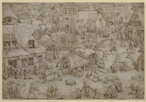 Vidámpark Hobokenben, 1559 alkotó: Pieter Bruegel the Elder