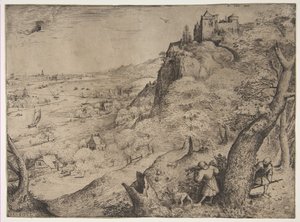 A nyúlvadászat, 1560. alkotó: Pieter Bruegel the Elder