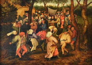 Holland: Paraszt esküvői tánc alkotó: Pieter Brueghel the Younger