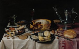 Csendélet, 1625 körül. alkotó: Pieter Claesz
