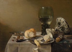 Csendélet Tazzával alkotó: Pieter Claesz
