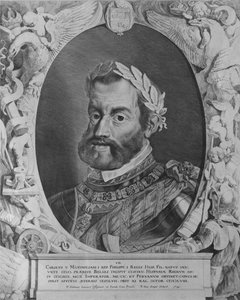 V. Károly, Szent-római császár, Pieter van Sompel metszete, 1644