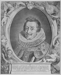 II. Ferdinánd, római római császár, Pieter van Sompel metszet, 1644