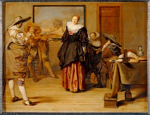 Táncórák 1627 ... alkotó: Pieter Codde