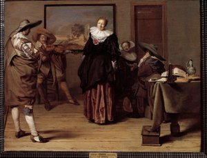 A tánclecke Pieter Codde festészete (1599-1678)