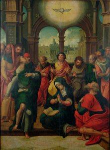 A Szentlélek leszállása alkotó: Pieter Coecke van Aelst