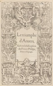 Az antwerpeni diadal Philips spanyol herceg gyanújára, 1550. alkotó: Pieter Coecke van Aelst