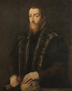 Egy koponyás férfi portréja, 1550