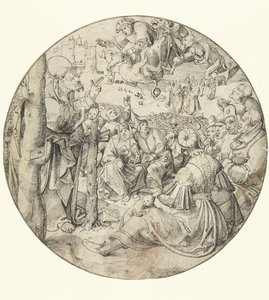 Péter okozza Simon varázsló bukását alkotó: Pieter Cornelisz. genaamd Kunst
